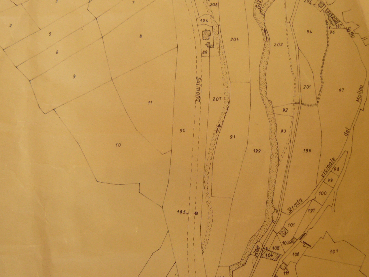 Stralcio Mappa Catastale